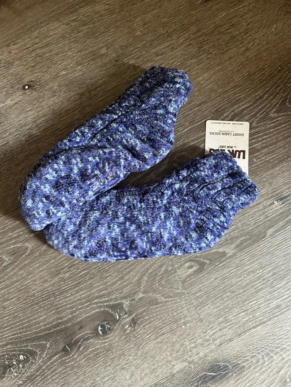 NWT Luk Eez by Muk Luks S/M 5-7‎ Cabin Socks Slippers